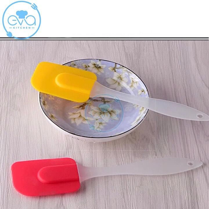 [HCM]Dụng Cụ Làm Bánh Cây Trộn Và Vét Bột Silicon Mềm