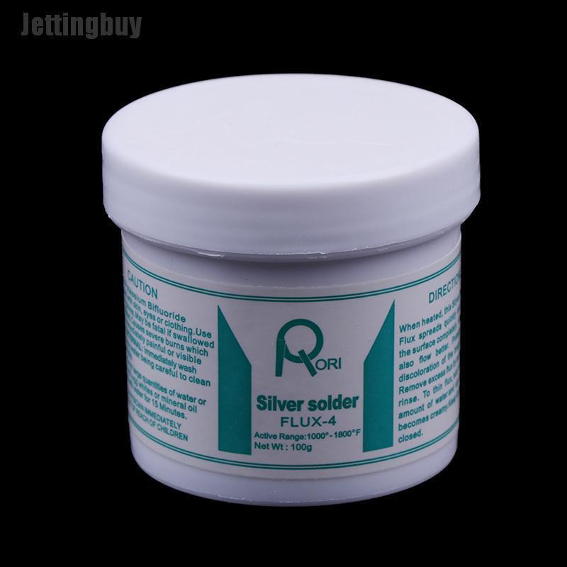 Jettingbuy 100g Soldering Paste Flux Silver Brass Brazing For Welding Copper Aluminum