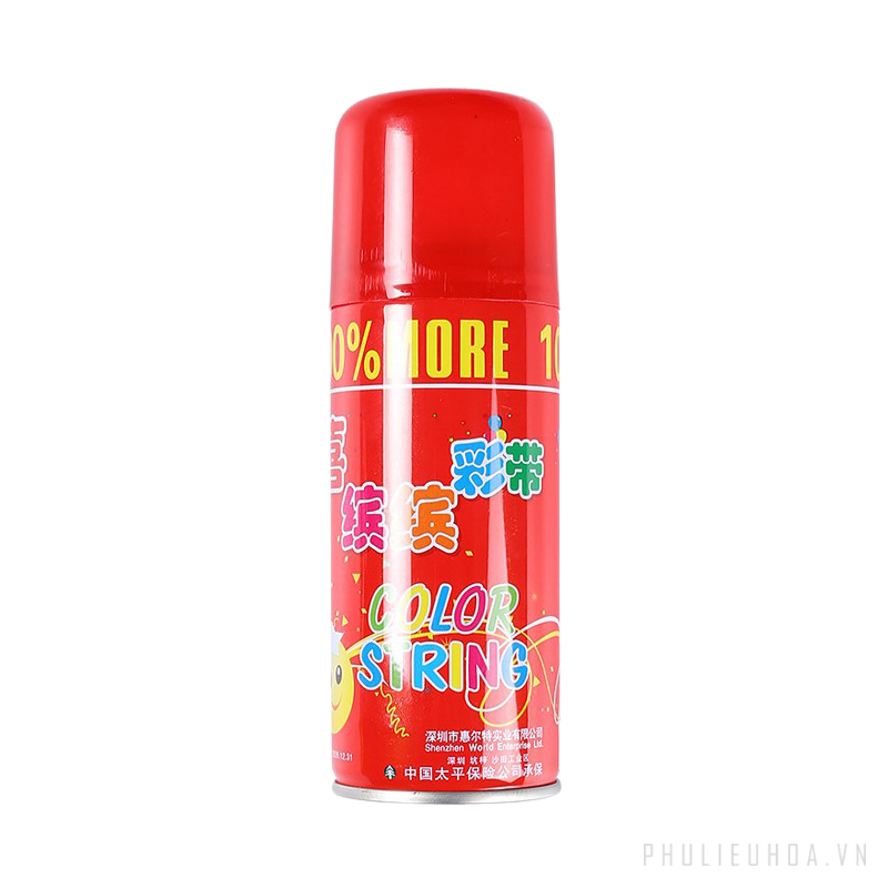 [HCM]Bình xịt dây sợi màu Crazy String Happy
