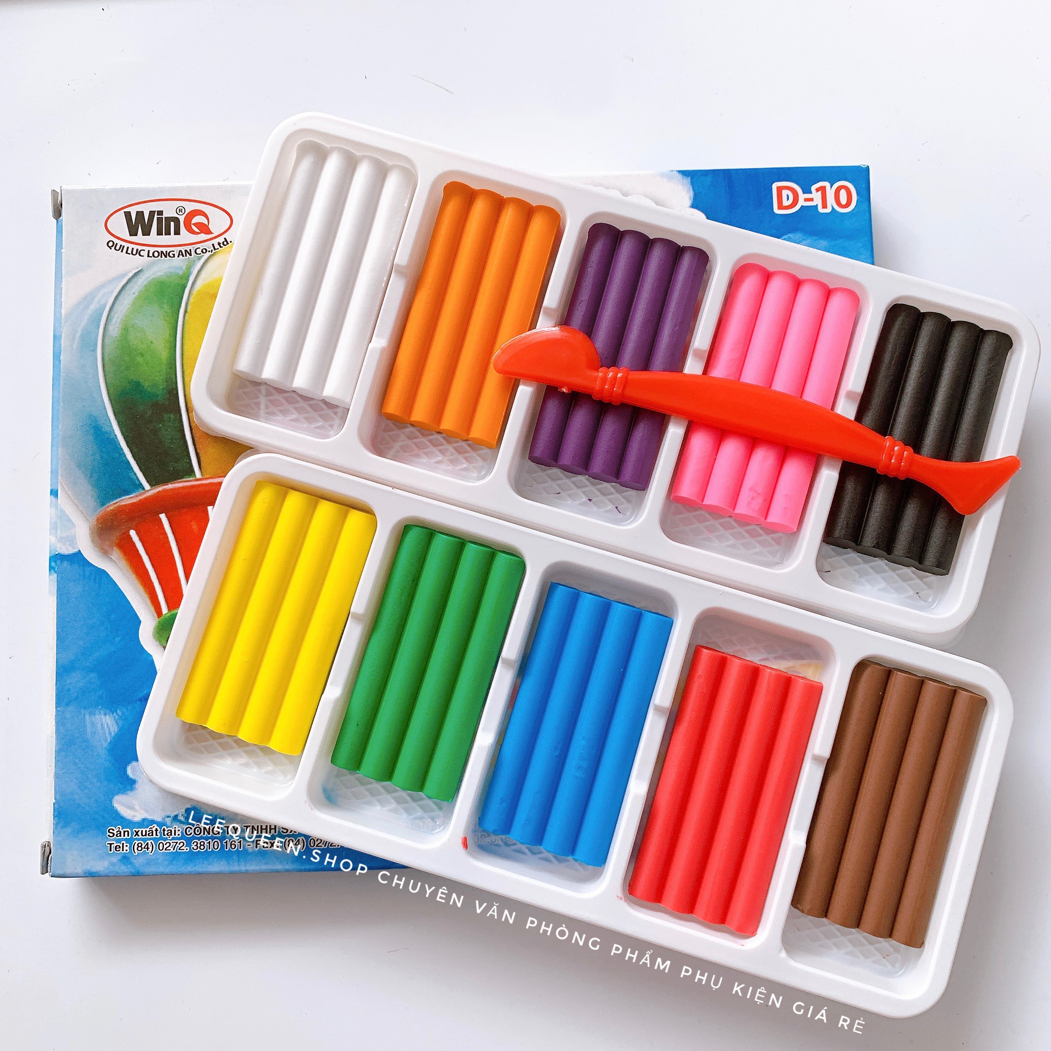 Sáp Nặn Thủ Công WinQ D10 ( 10 MÀU)