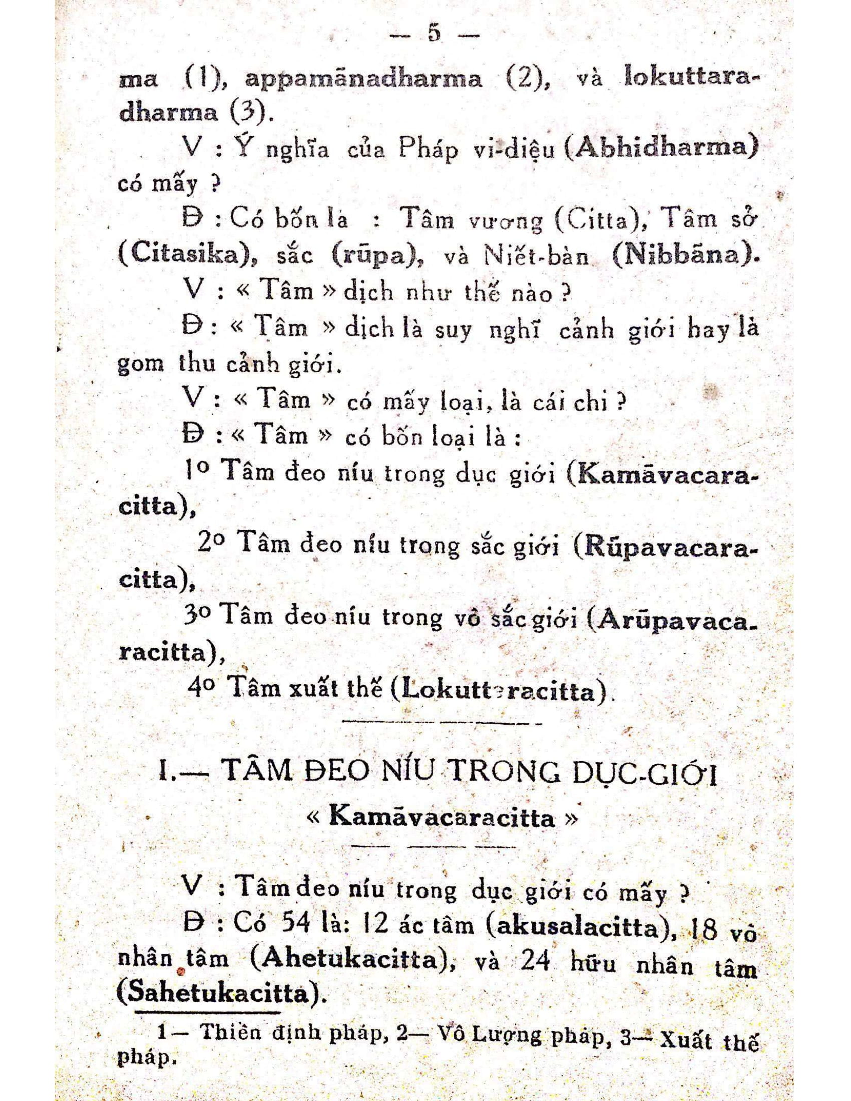 Sách Vi Diệu Pháp Vấn Đáp