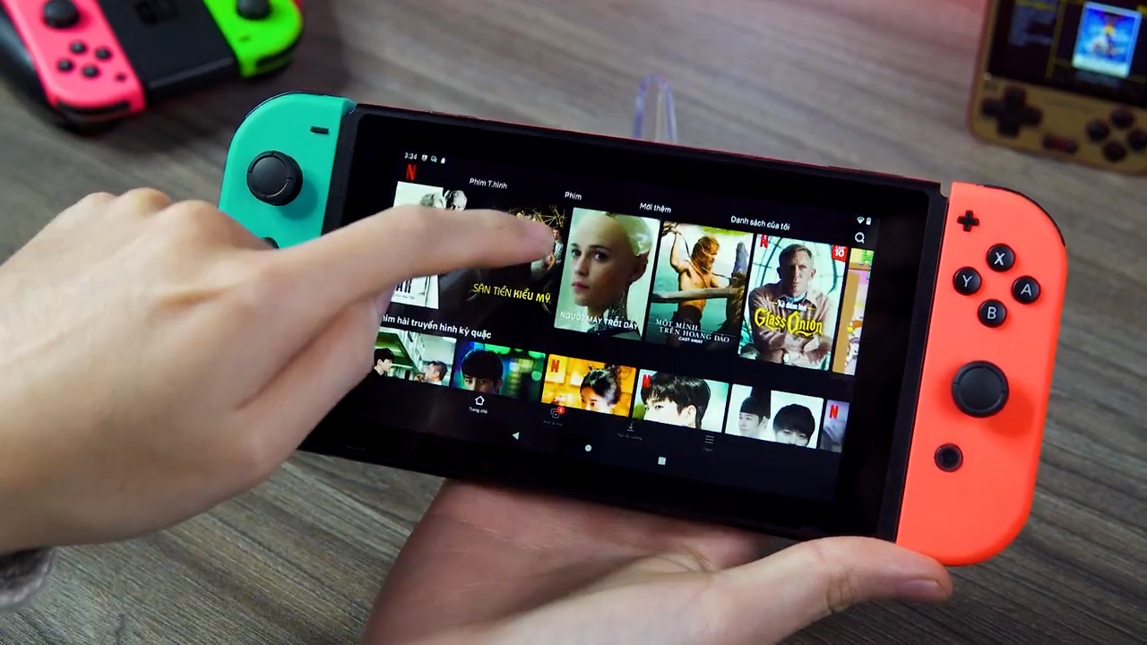 Nintendo Switch V1 - cài sẵn game (256Gb) + App Android + Game Retro