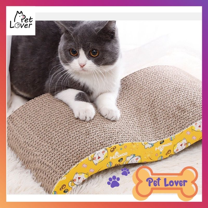 Bàn cào móng cho mèo, đồ chơi cho mèo, giúp bé giảm stress, vui đùa hàng ngày - Petlover
