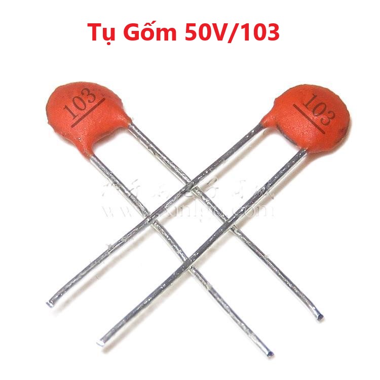 Tụ Gốm 50V: 101, 102, 103, 104, 22P, 33P