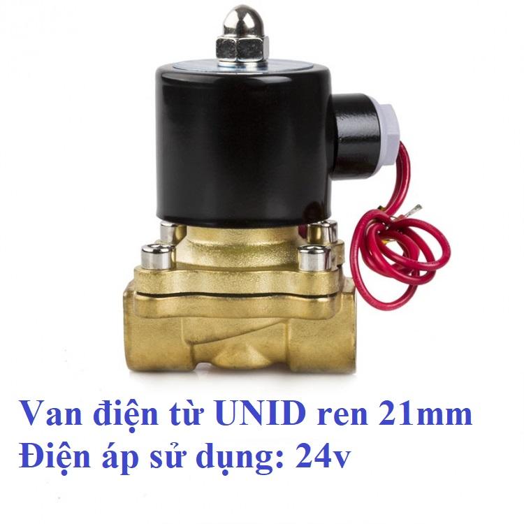 Van điện từunid - phi 21 sử dụng điện 24v
