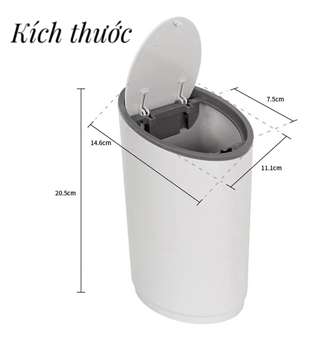 Thùng rác mini, thùng rác để bàn phong cách hiện đại