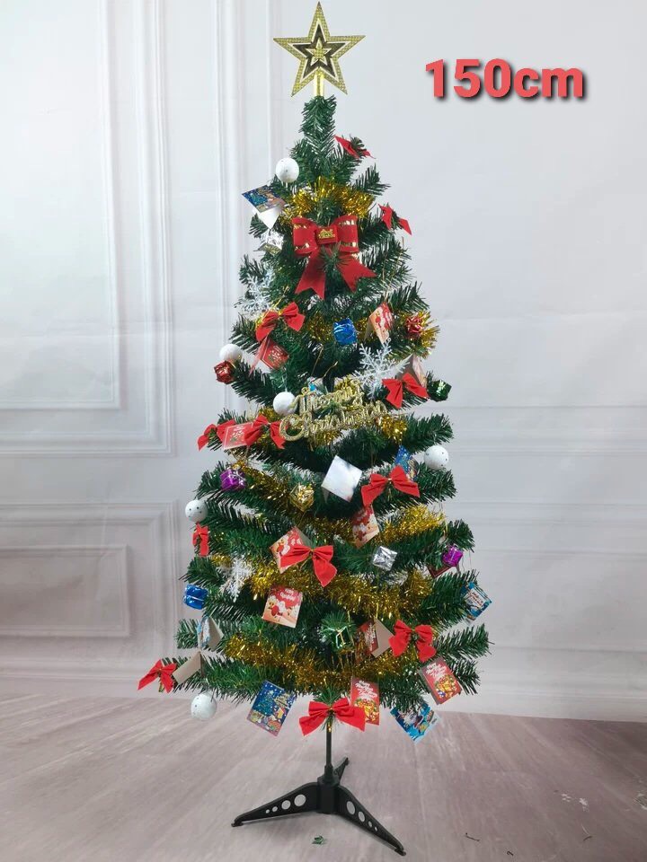 Cây thông noel kèm phụ kiện (60cm đến 2m1)