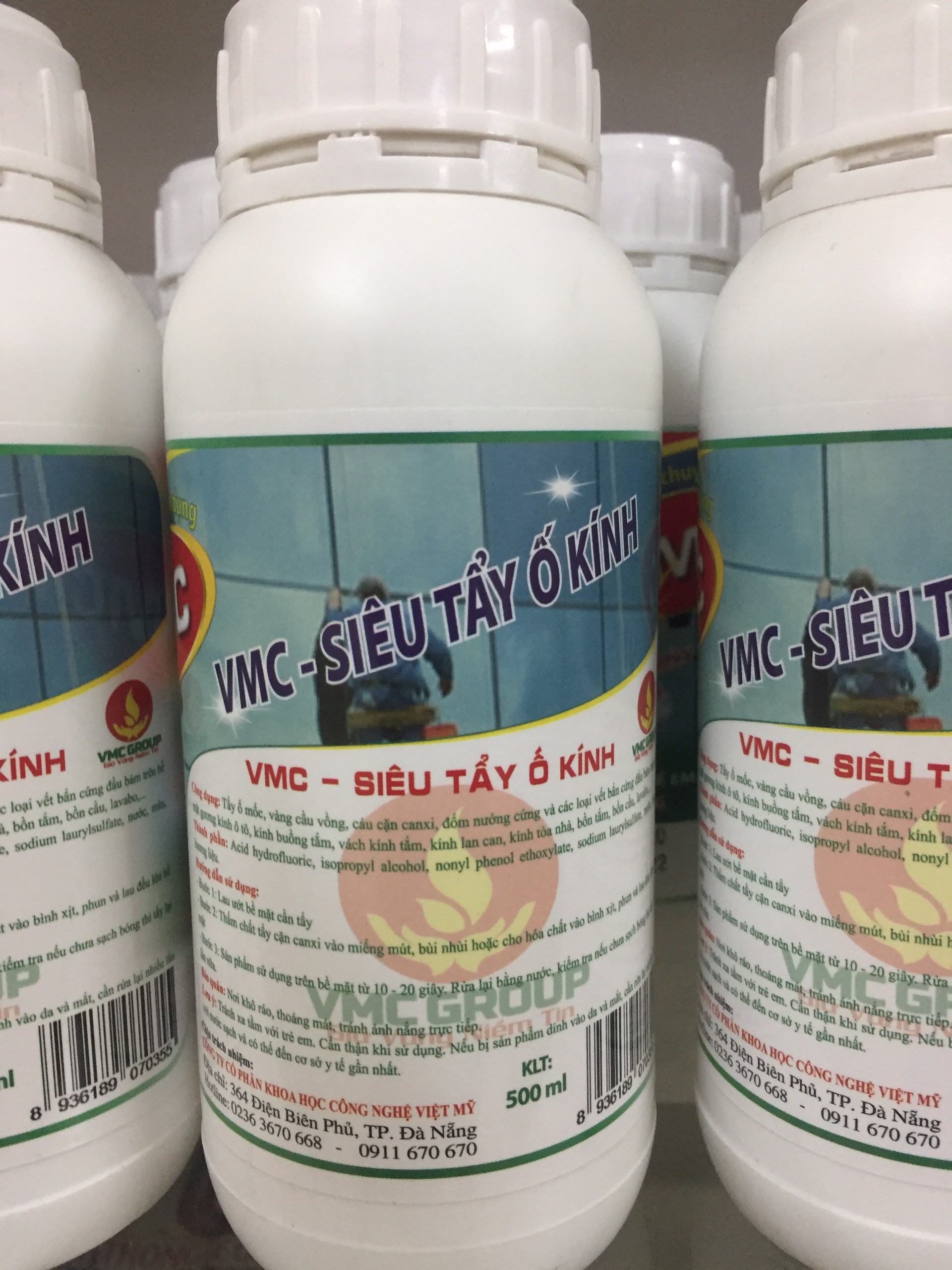 Chất siêu tẩy  ố kính VMC