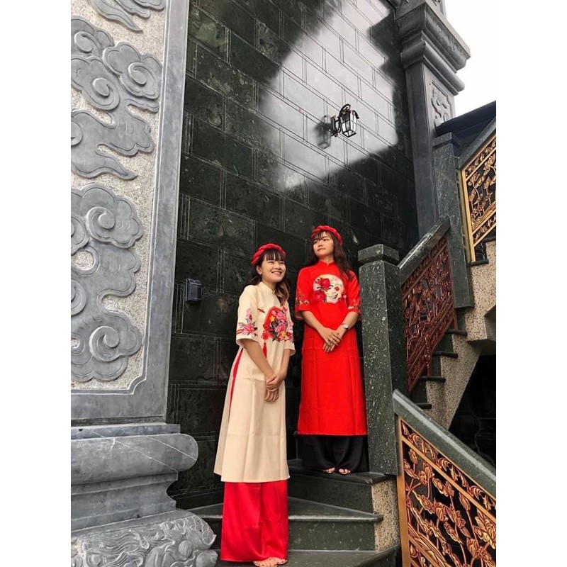 Áo Dài Cát Tường Siêu Xinh