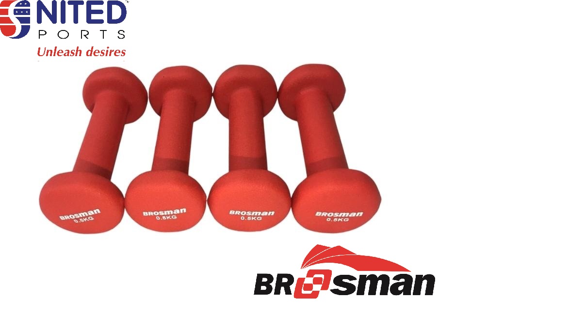TẠ TAY CAO CẤP BROSMAN 0,5KG