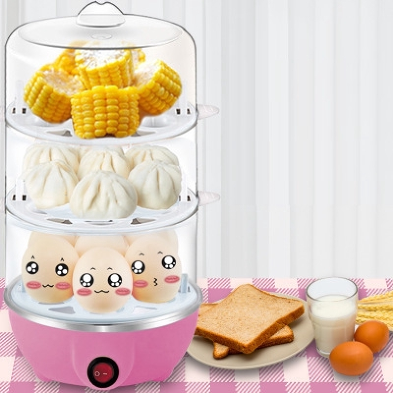 Lò hấp trứng công suất lớn Máy hấp trứng - Nồi nấu bữa sáng Artifact thông minh luộc trứng mini Máy nấu ăn bán chạy