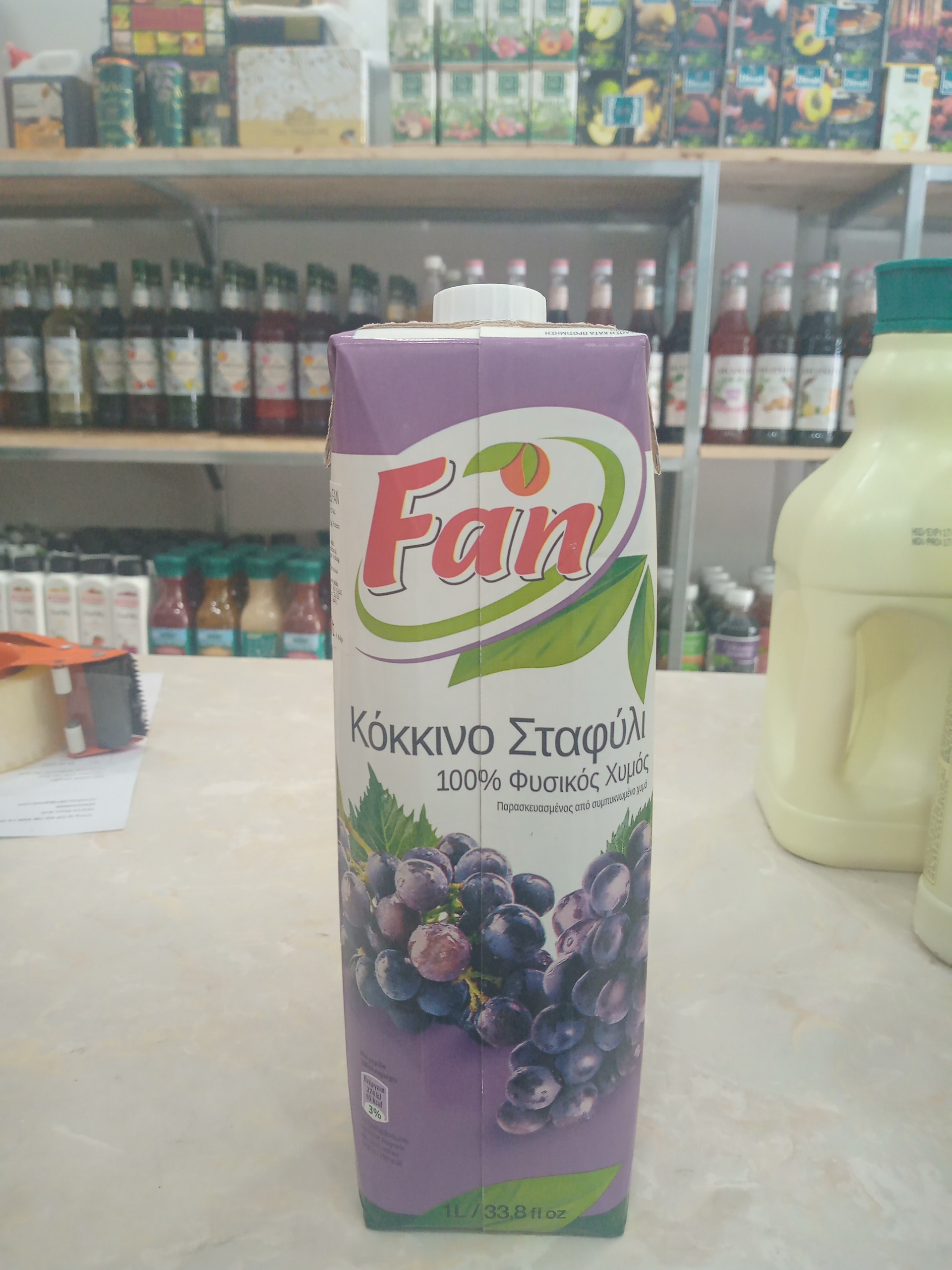 NƯỚC ÉP NHO - FAN RED GRAPE JUICE 1L