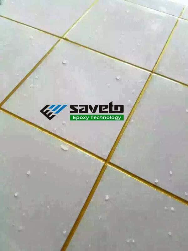 Keo chà ron Saveto màu vàng S07 (kèm 2 vòi trộn)