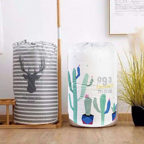 Combo 2 Storage Bags, Clothes Blanket Pillow Box Clothing Sweater Box Pouch Holder Organizer