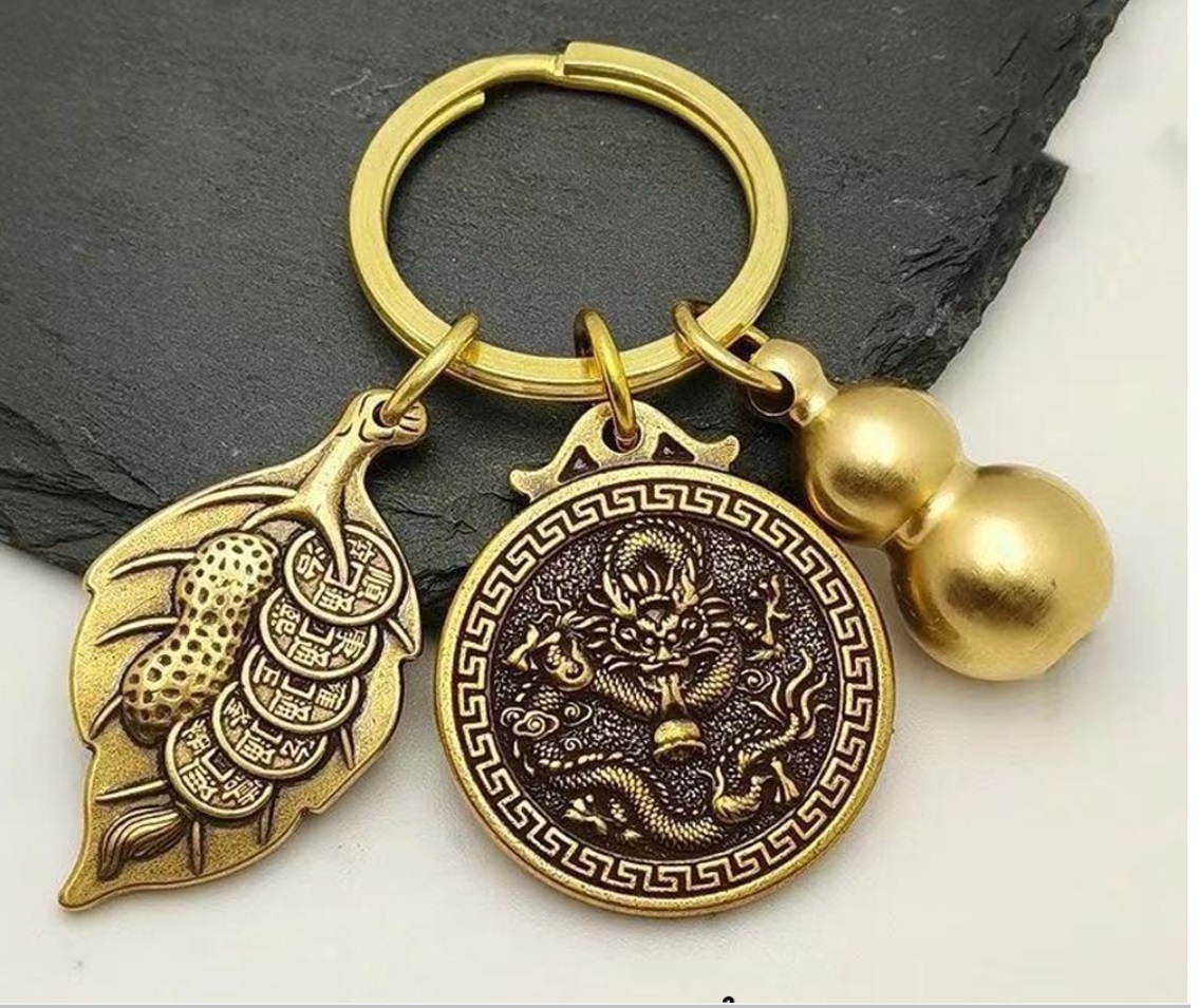 Móc Khóa Xe Máy Ô Tô 12 Con Giáp Hình Con Rồng Phong Thủy Theo Bản Mệnh Tuổi Thìn