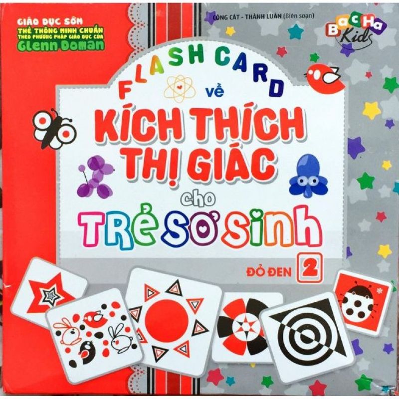 Mua Thẻ kích thích thị giác trẻ sơ sinh bộ ĐỎ ĐEN