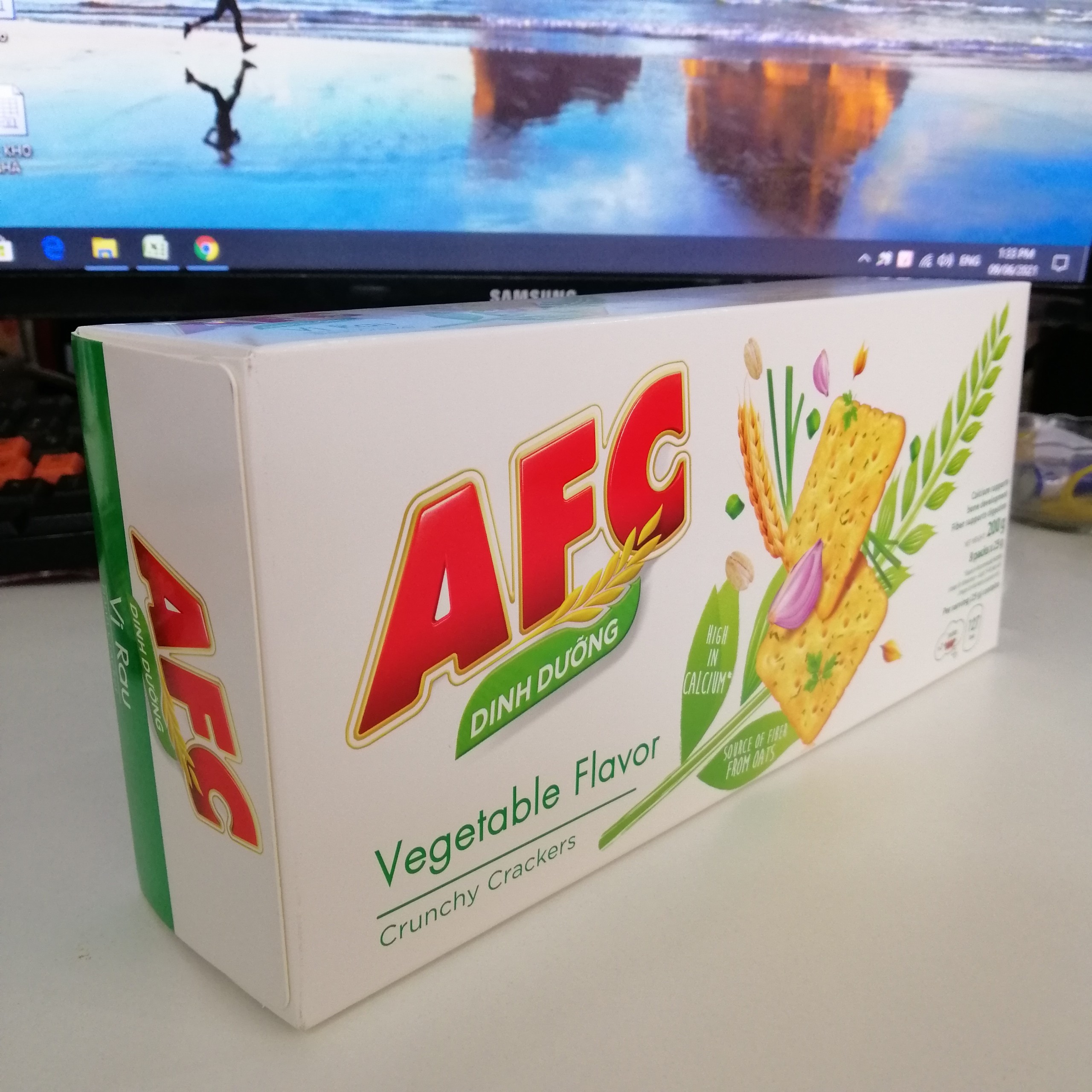 Afc Vegetable Nutrition Cracker (172g Box)