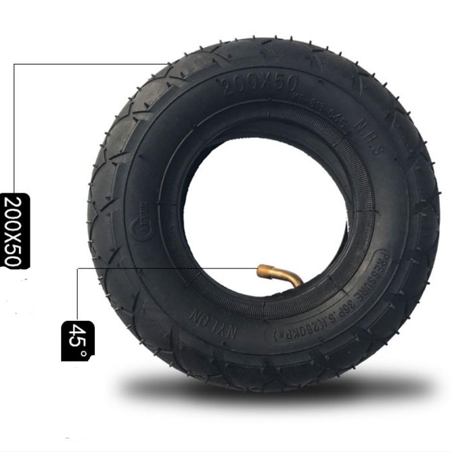 COMBO SĂM + LỐP BÁNH XE SCOOTER 8 INCH
