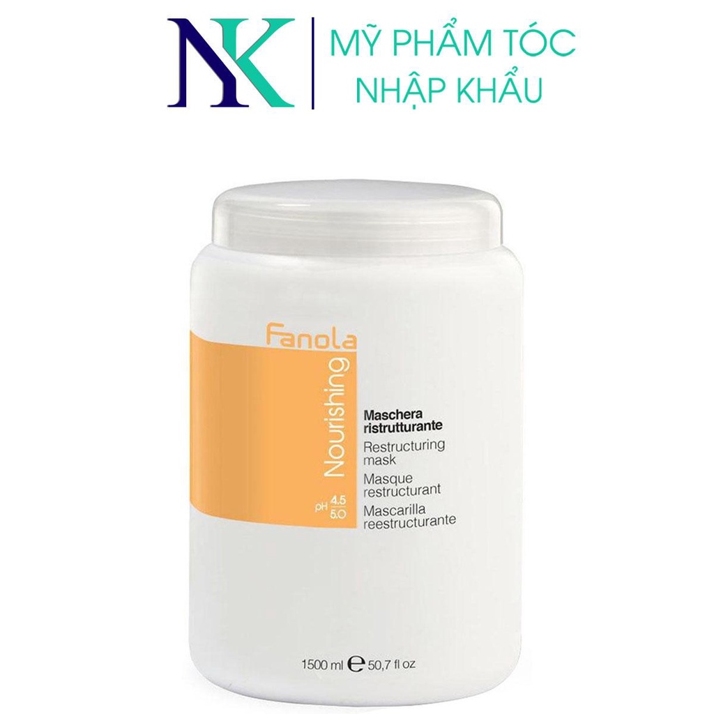 Hấp dầu fanola nutricare phục hồi tóc hư tổn 1500ml