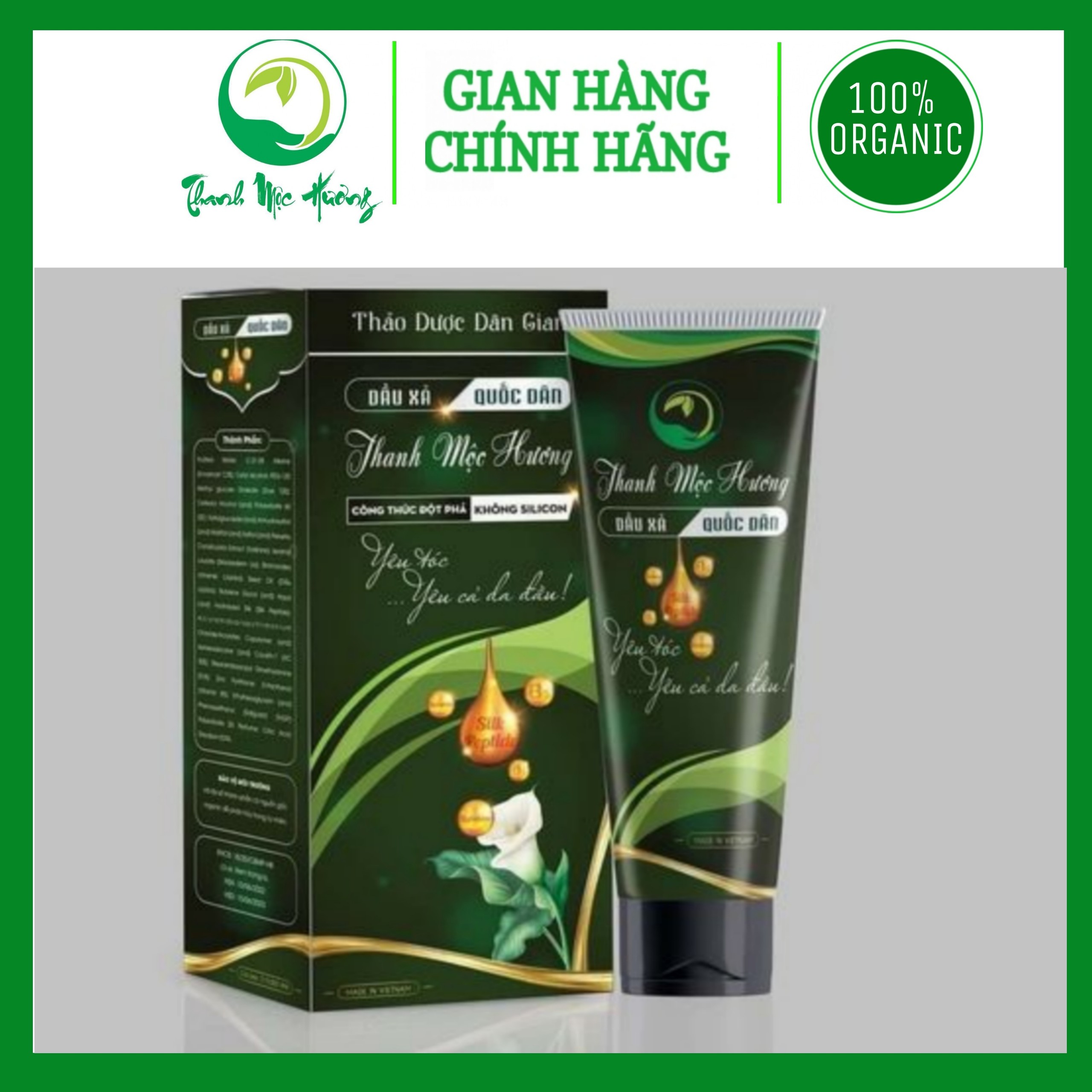 [HCM][Không Silicon] Dầu Xả Dược Liệu Thanh Mộc Hương