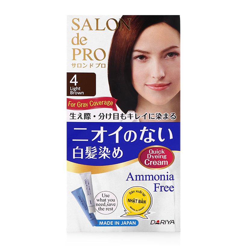 Thuốc nhuộm tóc salon de pro số 4 - màu nâu nhạt