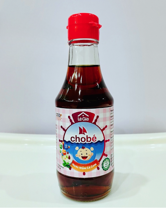 Nước mắm cá cơm nguyên chất cho bé ăn dặm Lê Gia chai 65ml/200ml