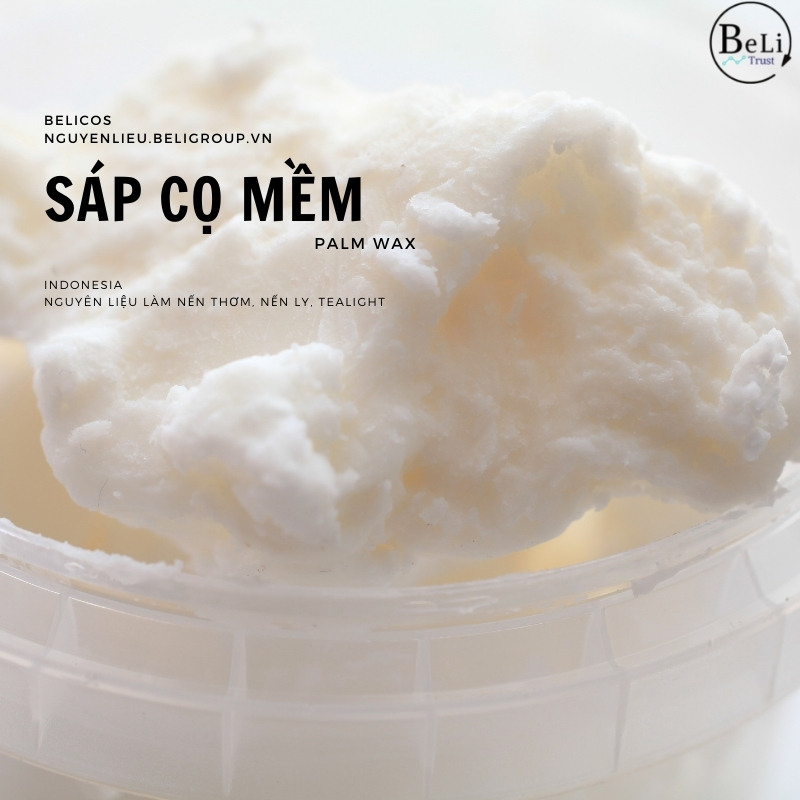 [HCM]Sáp Cọ Mềm làm nến thiên nhiên 500 gram