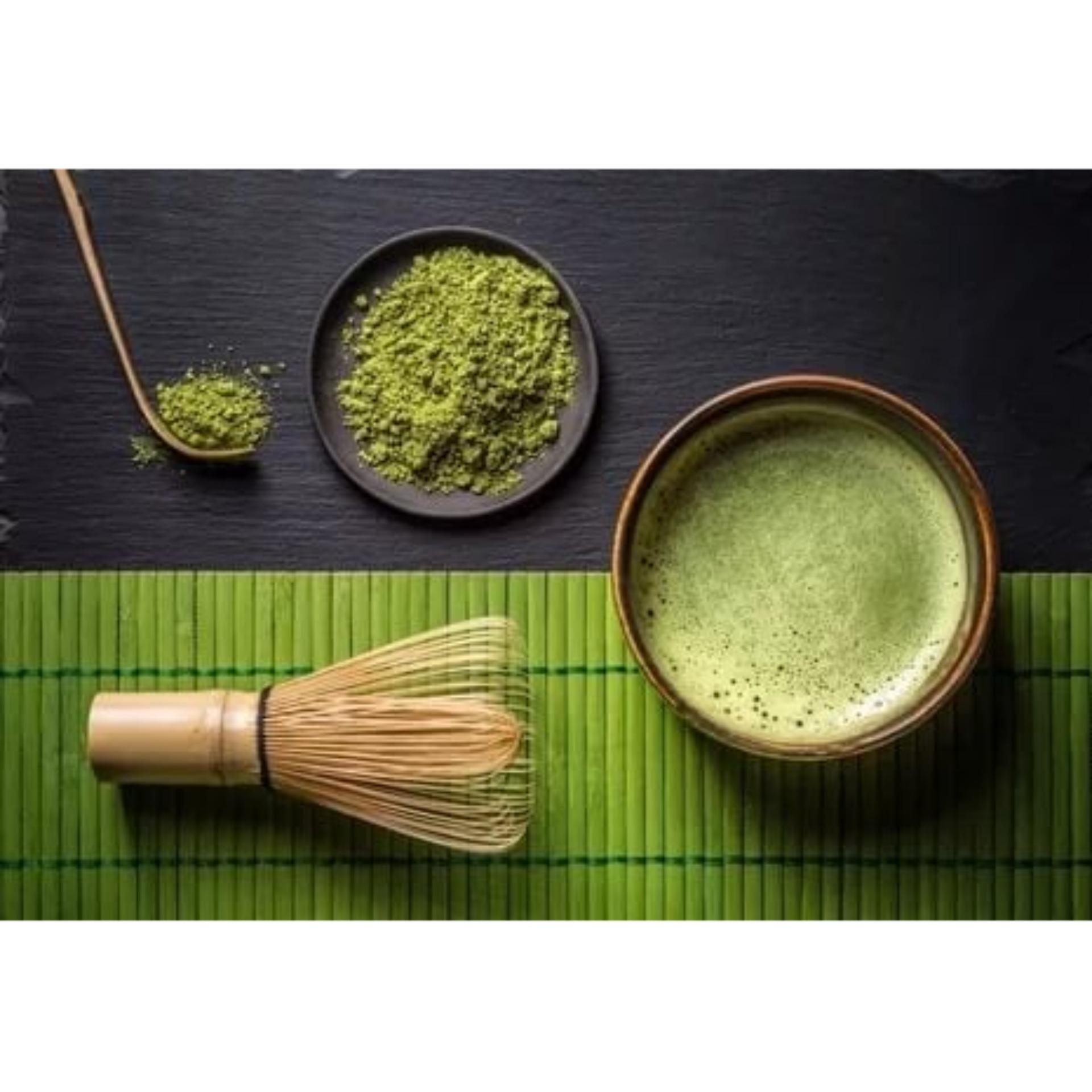 Halal Bột Matcha Trà xanh Nhật Bản 100% nguyên chất hòa tan uống liền giảm cân, không đường OneLife