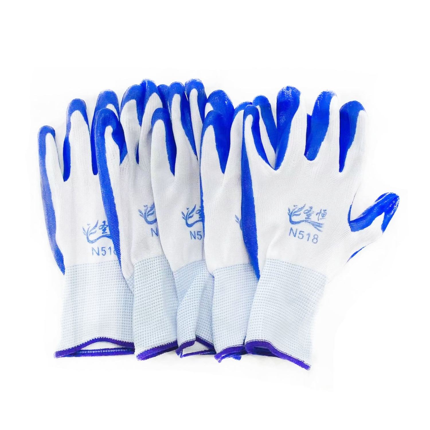 Combo 12 đôi găng tay phủ cao su N518