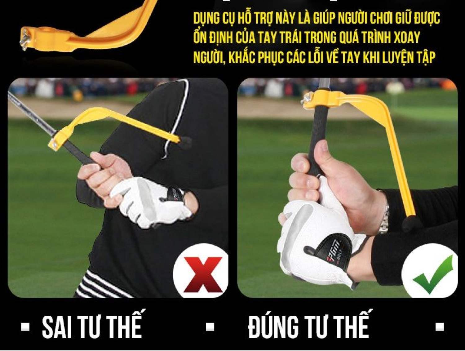Dụng cụ sửa tư thế cho người tập golf - PGM SWING TRAINER CORRECTOR