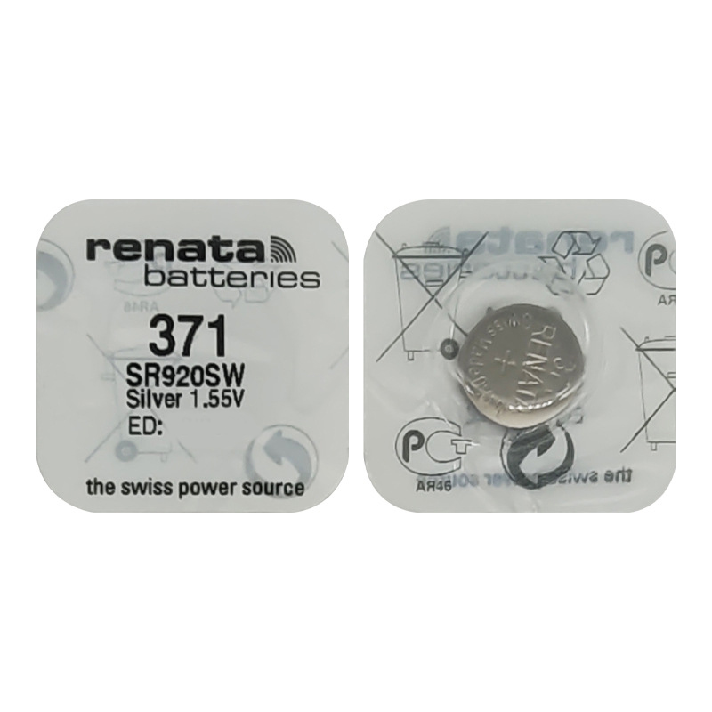 Pin đồng hồ Thụy Sỹ RENATA 371 SR920SW dành cho đồng hồ nhiều kim (Loại tốt - Giá 1 viên)
