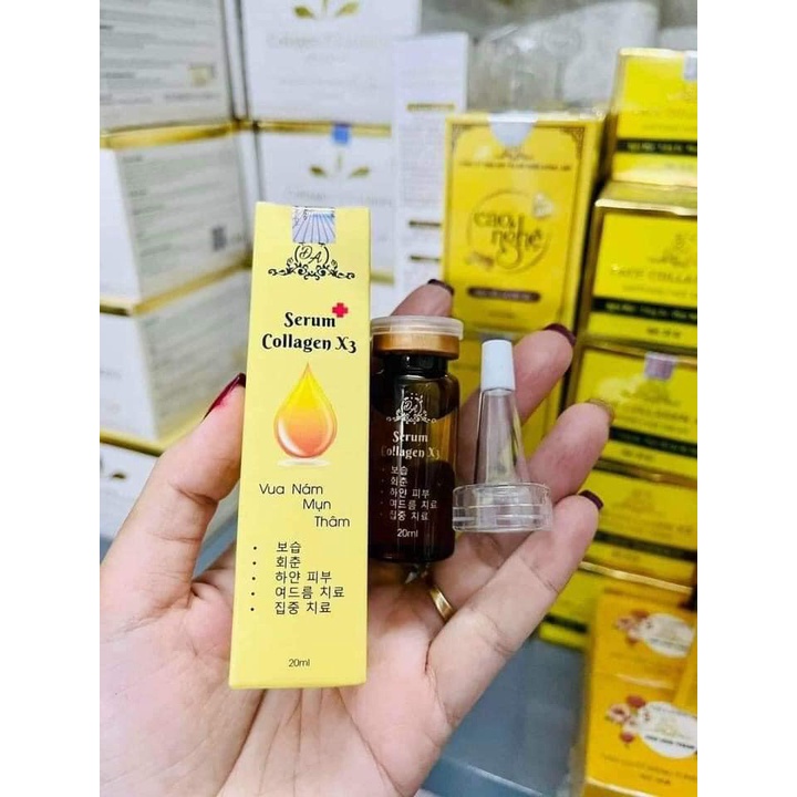 Serum collagen x3 20ml giúp da căng mịn