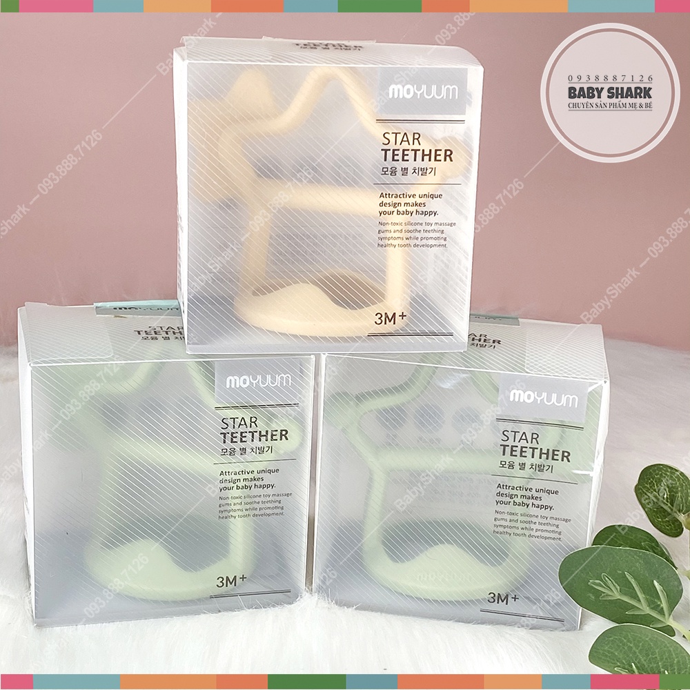 [CHÍNH HÃNG] Gặm nướu Silicon Moyuum Hàn Quốc cho bé