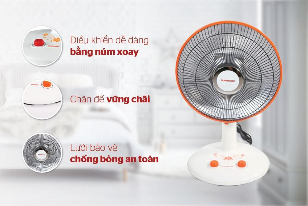 Quạt sưởi halogen SUNHOUSE SHD7005