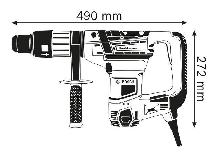 Máy khoan Bosch GBH 5-40 D + Quà tặng áo mưa