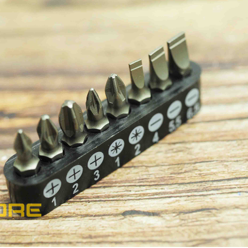 Bộ đầu tua vít 9 chi tiết INGCO AKSD0071