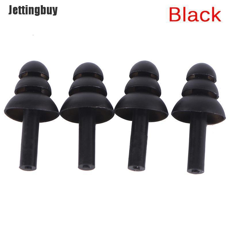 Jettingbuy XIATIAN 4PCS For Study Sleep Silicone Ear Plugs Anti Noise Snore Earplugs Comfortable