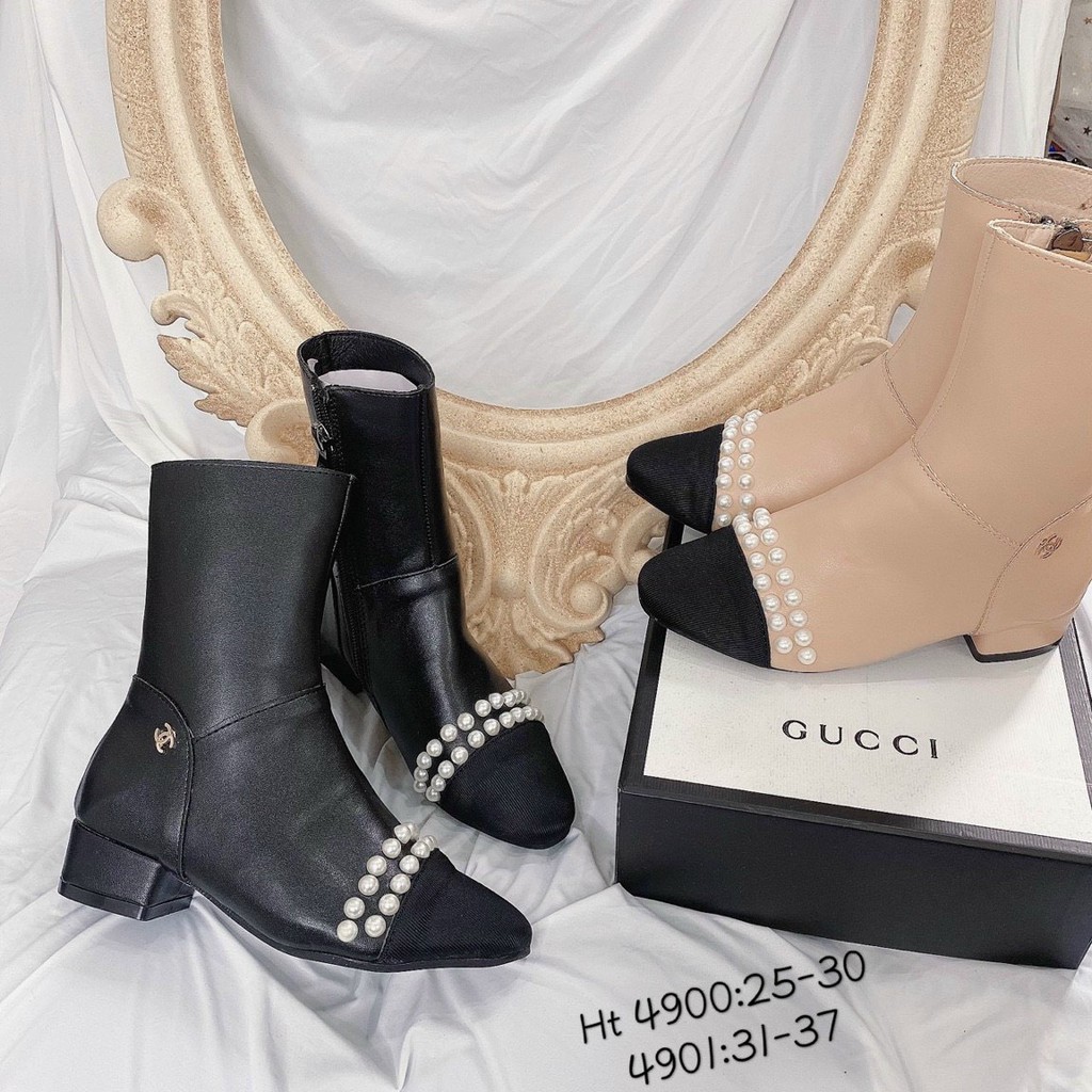 [HCM]Boot Da Sang Chảnh Xịn Xò Cho Bé Gái