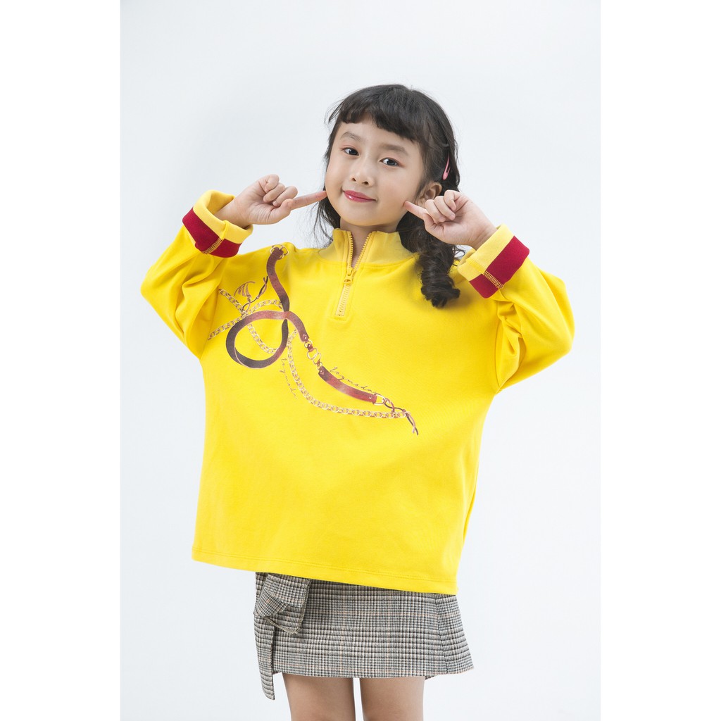 Áo thun bé gái IVY moda MS 58G0670