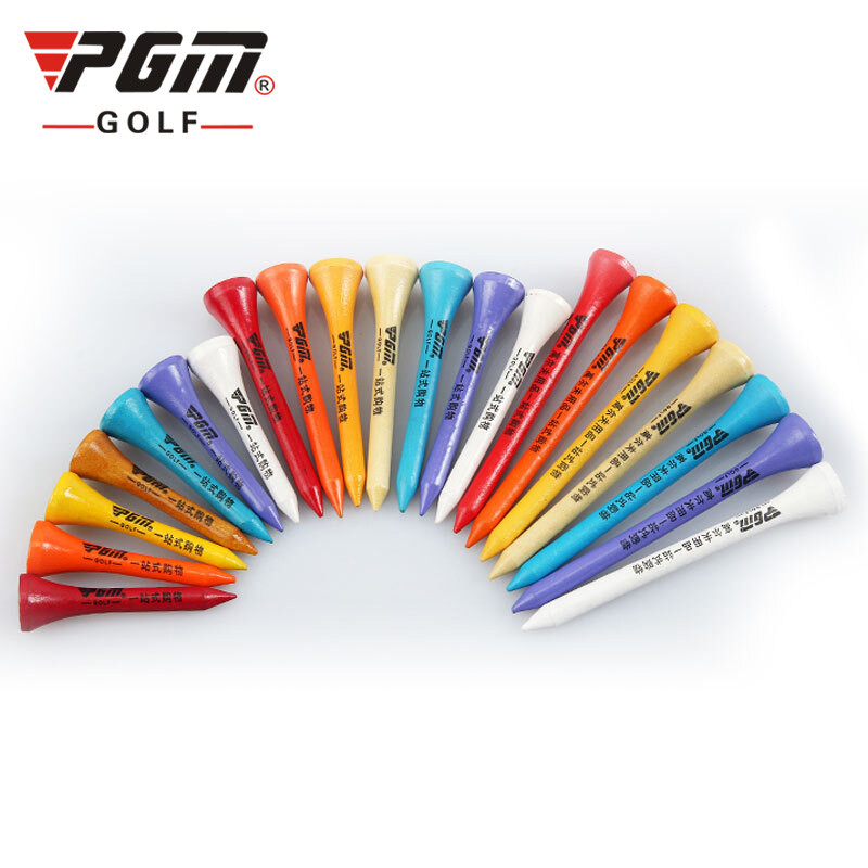 Tee golf gỗ nhiều màu - pgm qt003 54mm