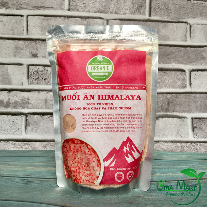 Muối Hồng Himalaya Dạng Mịn TÚI 1kg