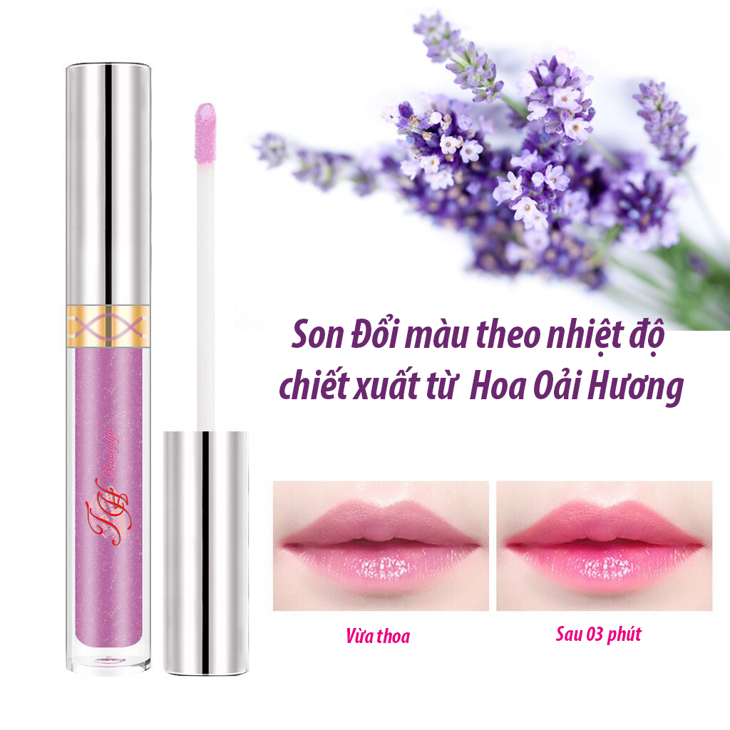 Son Dưỡng Gió Chiết xuất từ Hoa giúp Dưỡng ẩm môi có ánh nhũ tạo hiệu ứng căng mọng môi