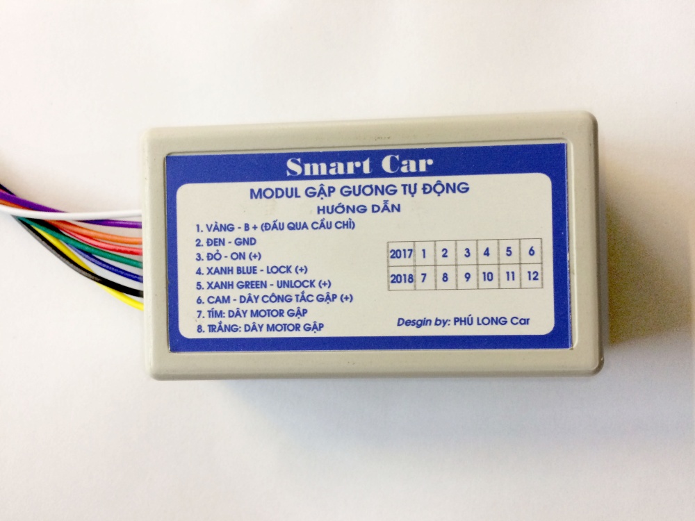 Module gập gương ô tô tự động