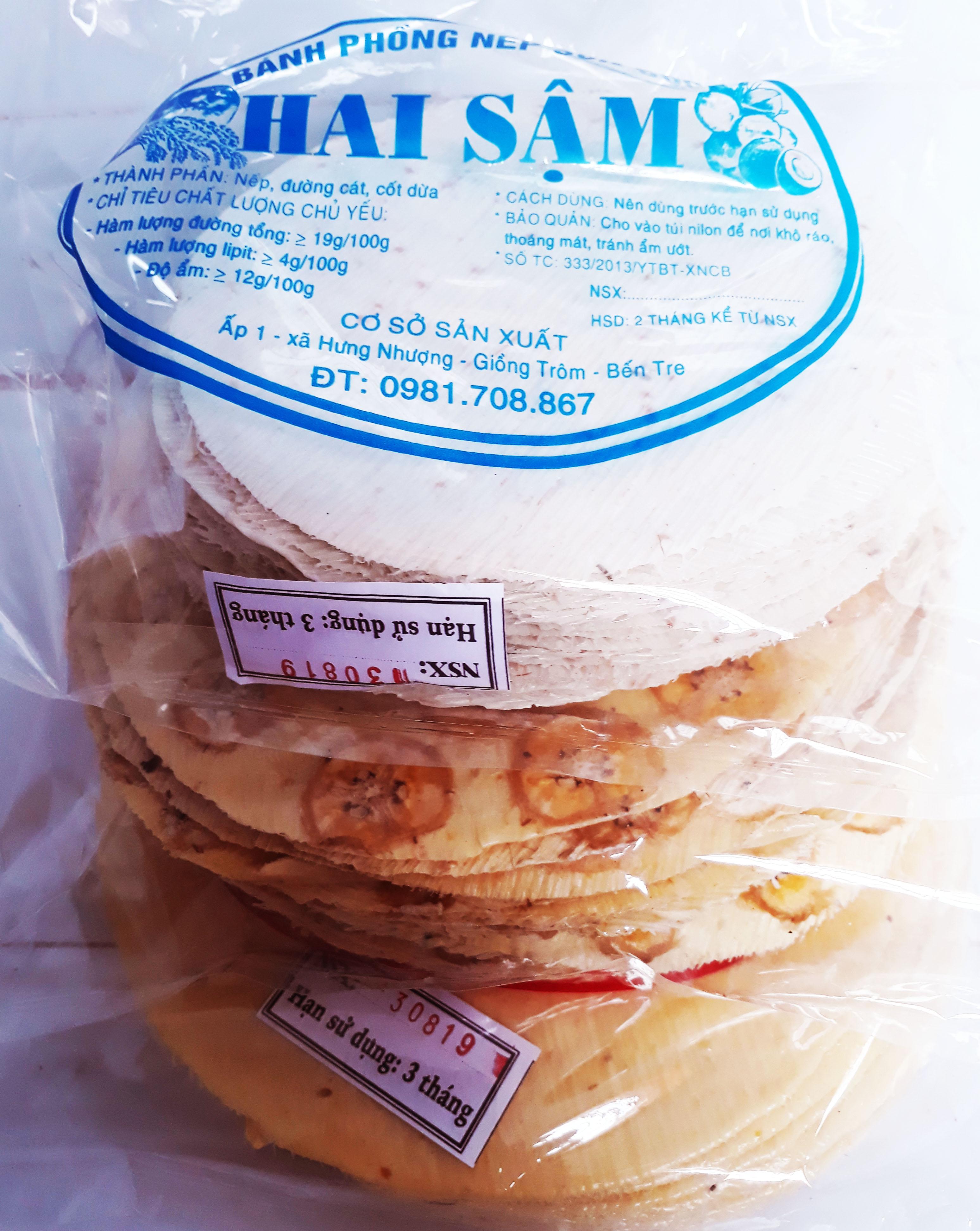 combo bánh phồng sơn đốc (mì sữa,mì tráng chuối, nếp lớn)