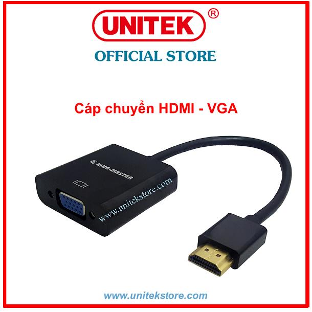 [UNITEK STORE] CÁP CHUYỂN HDMI SANG VGA KINGMASTER (KM008)