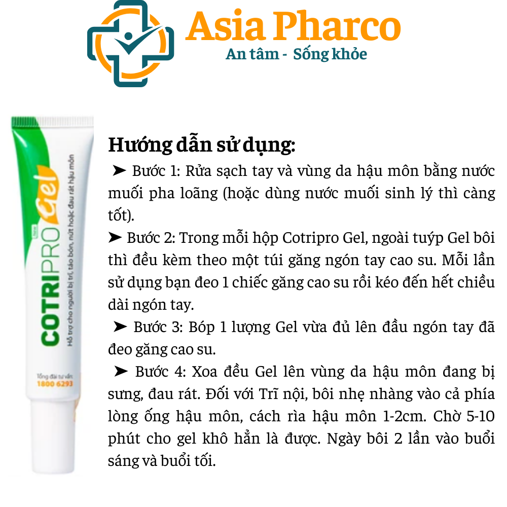[HCM]Cotripro - Viên Uống Hỗ Trợ giảm Bệnh Trĩ