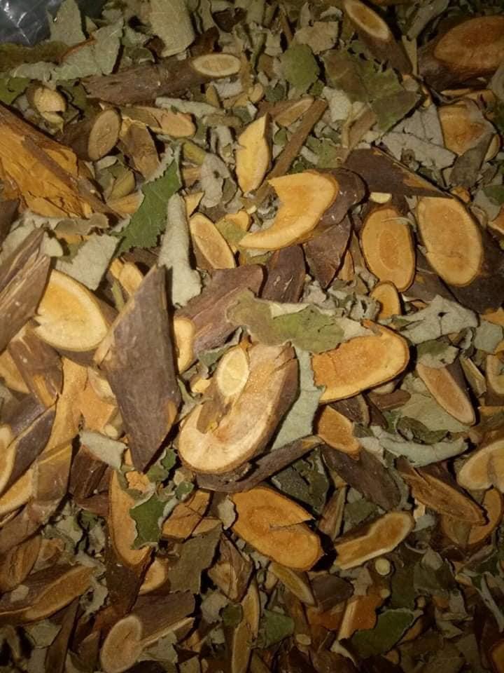 lá mâm xôi