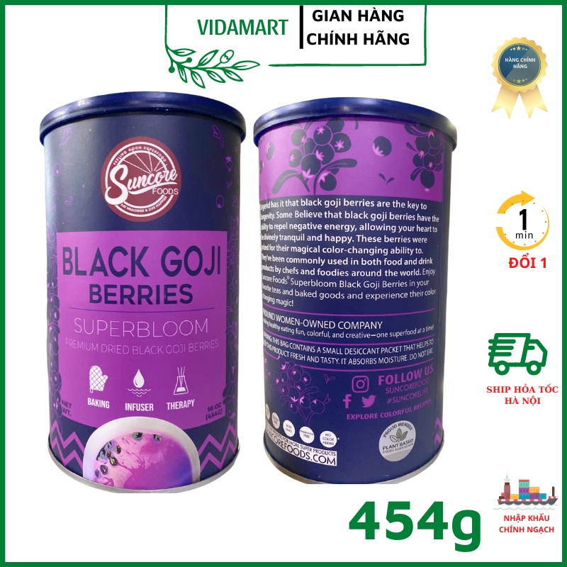 Hắc Kỳ Tử  (Câu Kỷ Tử) Mỹ Black Goji Berries 454gr