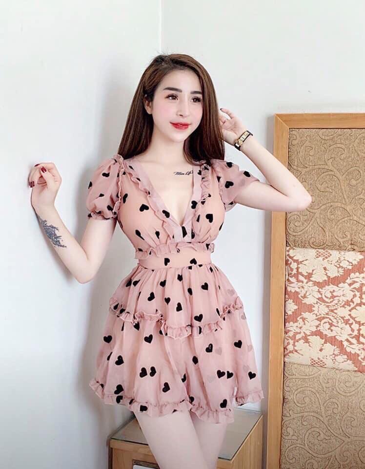 [HCM]Đầm trái tim siêu xinh - TH