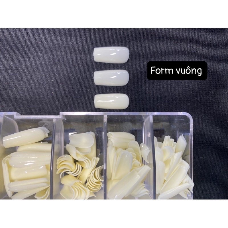 [HCM]Móng úp HSM bán lẻ full size 0-9( mỗi size 4 móng - 40 móng/gói )